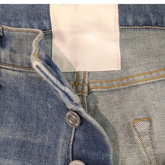 MOTHER STINGER FLOOD IN HIGH AS THE HEAVENS STRAIGHT SKINNY,HIGH RISE,BUTTON FLY - Picture 4 of 16